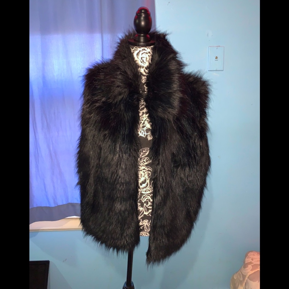 I.N.C Fur Faux Vest